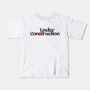 Under Construction: Black Kids T-Shirt